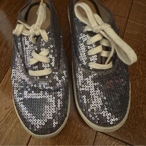 Sequin sneakers